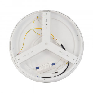 Plafoniera LED Bella BR-BH17-02380, rotunda, 36W, 4260lm, lumina calda+neutra+rece, IP20, alba, Braytron [4]- savelectro.ro