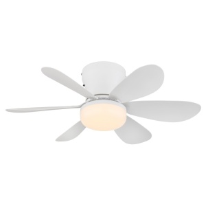 Plafoniera LED Delores, cu ventilator, 5W, 350 lm, lumina calda/neutra/rece, IP20, alb mat, Globo Lighting [3]- savelectro.ro