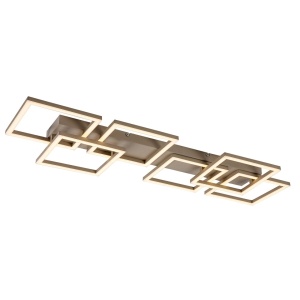 Plafoniera LED Fatma, 40W, 3500 lm, lumina calda/neutra/rece, dimabila, telecomanda, IP20, gri, bej, Rabalux