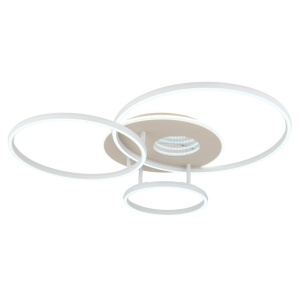 Plafoniera LED Invertina 40W, lumina calda/neutra/rece, 1800 lm, telecomanda, IP20, nisipie, Globo Lighting [9]- savelectro.ro