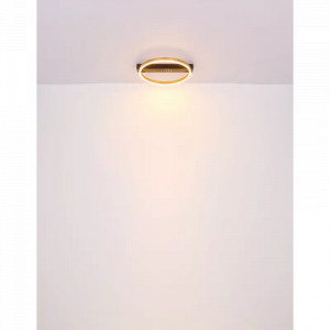 Plafoniera LED Luffy 48461-54R, 54W, 2560lm, lumina calda, IP20, neagra+aurie, Globo Lighting [9]- savelectro.ro