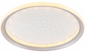 Plafoniera LED Optonica, Rotunda, 42W, 2340lm, Lumina Calda/Neutra/Rece, Dimabila, Argintie [1]- savelectro.ro