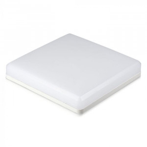 Plafoniera led patrata, 25W, LED Chip Samsung, IP44, lumina calda(3000K), 2500lm, Alb, V-TAC [7]- savelectro.ro