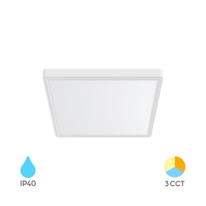 Plafoniera LED patrata Jade 20W, lumina calda/neutra/rece, alba, IP40, Braytron [1]- savelectro.ro