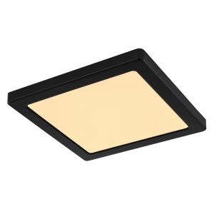 Plafoniere LED, Plafoniera LED patrata Lasse, 18W, 1400 lm, lumina calda/neutra/rece, IP20, neagra, Globo Lighting - savelectro.ro