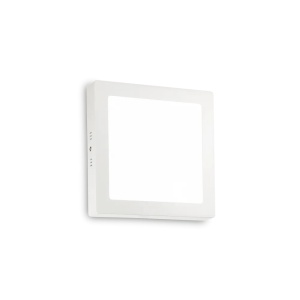 Plafoniere LED, Plafoniera LED patrata Universal D22, 17W, 1660lm, lumina neutra (4000 K), IP20, alba, Ideal Lux - savelectro.ro