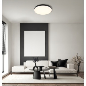 Plafoniera LED rotunda Matthew, 18W, 1080 lm, lumina neutra (4000K), IP20, neagra, Globo Lighting [4]- savelectro.ro