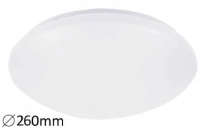 Plafoniera Lucas LED, metal, alb, cu senzor de miscare, 780 lm, lumina neutra (4000K), 3418, Rabalux [1]- savelectro.ro