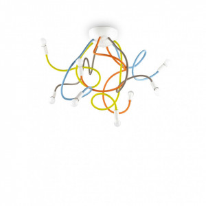 Plafoniera Multiflex 159010, 8xE14, multicolora, IP20, Ideal Lux [1]- savelectro.ro