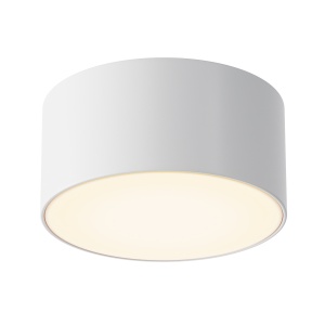 Corpuri de iluminat, Plafoniera pentru exterior LED Zon O430CL-L15W3K, 15W, 900lm, lumina calda, IP65, alba, Maytoni - savelectro.ro