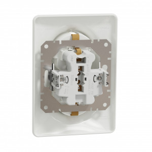 Priza dubla cu impamantare, 16A, IP20, Alb Schneider Sedna Design [4]- savelectro.ro