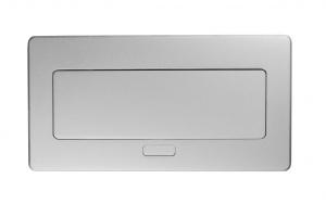 Priza incastrabila dreptunghiulara MULTISOFT, 2x Schuko, USB A+C, RJ45,1.5 m, aluminiu, GTV [6]- savelectro.ro