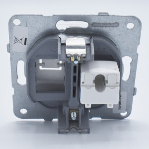Priza internet RJ45, cat 6, Argintiu, IP20, Panasonic Arkedia Slim/Karre Plus