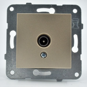 Priza TV finala, Bronz, IP20, Panasonic Arkedia Slim \ Karre Plus