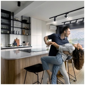 Set sina NEXTRACK GO Kobi 1m, 4 spoturi GU10, negru, 230V [7]- savelectro.ro