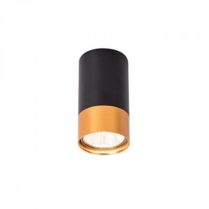 Spot 1620-LVT, 1xGU10, negru+auriu, IP20, Masterled [1]- savelectro.ro