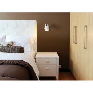 Spot aplicat Brisbon 1xGU10, intrerupator, IP20, alb+nichel mat, Globo Lighting [5]- savelectro.ro
