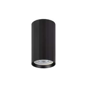 Spot aplicat Tessa, 1xGU10, Ø55mm, IP20, negru, Xudo