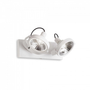 Corpuri de iluminat, Spot Glim 200200, orientabil, 2xGU10, alb, IP20, Ideal Lux - savelectro.ro