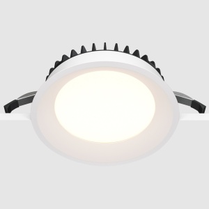 Spot incastrat LED Okno 24W, 1800lm, lumina calda (3000 K), IP44, alb, Maytoni [2]- savelectro.ro