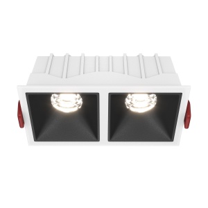 Corpuri de iluminat, Spot LED 20W Incastrat, Dimabil, Maytoni, 1000lm, Lumina Neutra (4000K), Alb+Negru - savelectro.ro