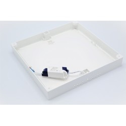 Spot LED 24W Aplicat, Patrat, Panasonic, 1850lm, Lumina Rece (6000-6500K), Alb [4]- savelectro.ro