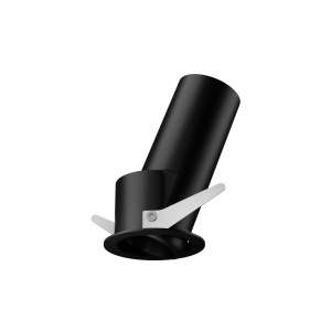 Spot LED incastrat reglabil Quark 12W, 880lm, lumina calda (3000 K), IP20, negru, Ideal Lux