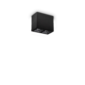 Spot LED Lika, 6W, 250lm, lumina calda (3000 K), IP20, negru, Ideal Lux
