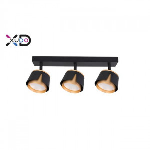 Corpuri de iluminat, Spot Xudo XD-IK283B, orientabil, 3xGX53, auriu+negru, IP20, Masterled - savelectro.ro
