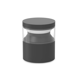 Stalp exterior LED Boeing H015 14W, 320lm, lumina calda (3000 K), IP65, negru, Ideal Lux