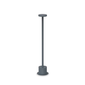 Stalpi iluminat exterior, Stalp LED exterior Toffee D080 H050, 8W, 540lm, lumina calda (3000 K), IP65, antracit, Ideal Lux - savelectro.ro
