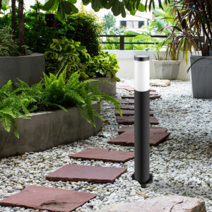 Stalp pentru exterior Manila Masterled, negru, 650 mm, dulie E27, rotund [6]- savelectro.ro