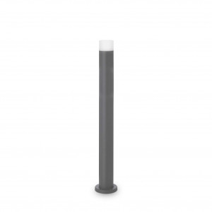 Corpuri de iluminat exterior, Stalp pentru exterior VENUS, metal, antracit, 1 bec, dulie GU10, lumina neutra (4000K), 106175, Ideal Lux - savelectro.ro