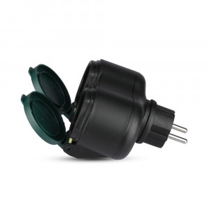 Stecher pentru exterior V-TAC, 2 prize, 16A, IP44 [6]- savelectro.ro