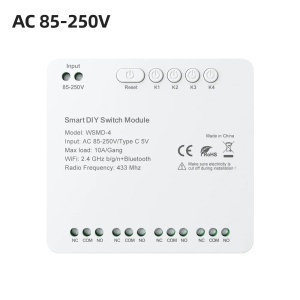 Intrerupatoare Inteligente, Switch Smart 4 Canale Avatto 85-265 V – WiFi, Tuya Smart - savelectro.ro