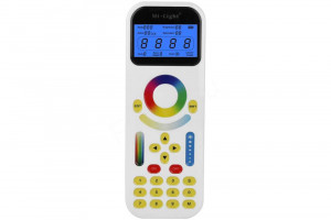 Telecomanda pentru spoturi pe sina, RGB+CCT, afisat LCD, 99 zone, Milight