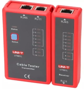 Tester cabluri, RJ45/RJ11, detectare scurtcircuit si continuitate, UNI-T [3]- savelectro.ro