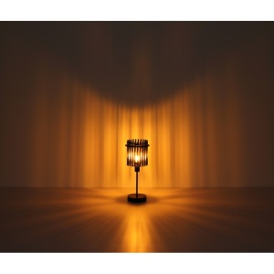 Veioza Gorley, 1xE27, IP20, negru mat/fumuriu, Globo Lighting [6]- savelectro.ro