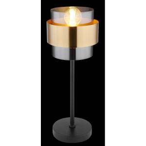 Veioza Milley, 1xE27, IP20, negru/auriu, Globo Lighting [3]- savelectro.ro