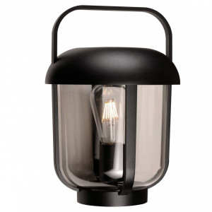 Stalpi iluminat exterior, Veioza pentru exterior Tolson, 1 bec, dulie E27, neagra, Klausen - savelectro.ro