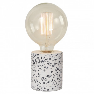 Lampi de birou si veioze, Veioza Simply KL108016, cu intrerupator, 1xE27, neagra+gri, IP20, Klausen - savelectro.ro