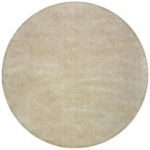 Covor Fluffy Washable Natural 133x133 cm, rotund