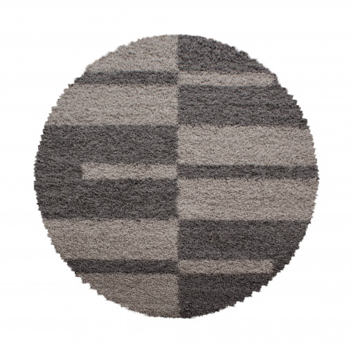 Covor Rotund Gala Taupe V1 200x200 cm