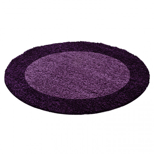 Covor Rotund Life Lila V3 120x120 cm