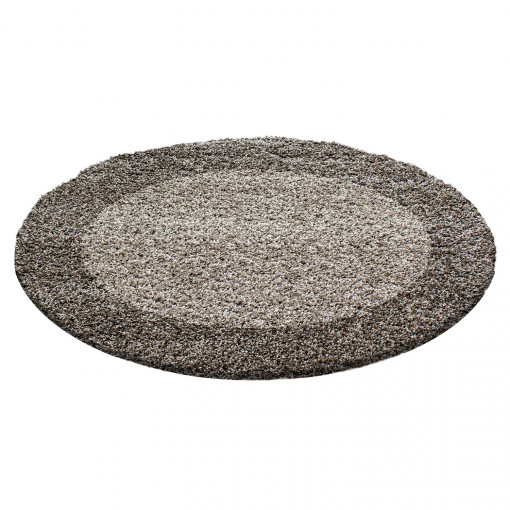 Covor Rotund Life Taupe V2 160x160 cm