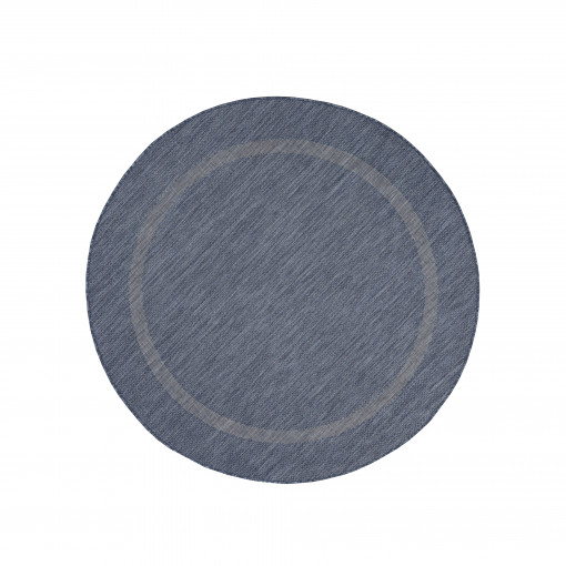 Covor Rotund Relax Albastru V1 200x200 cm