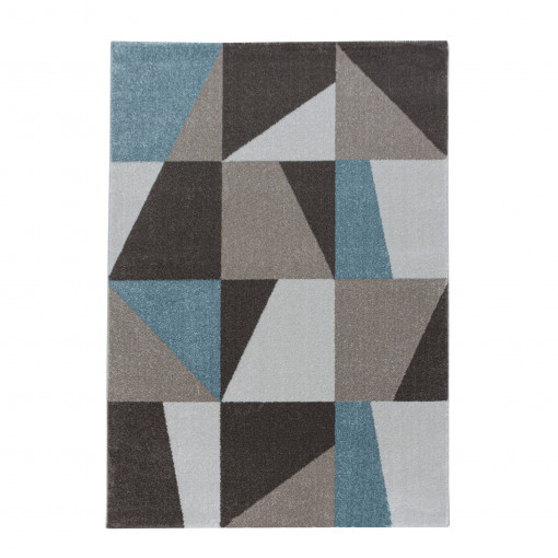 Covor tip Traversa Efor Albastru V5 80x250 cm
