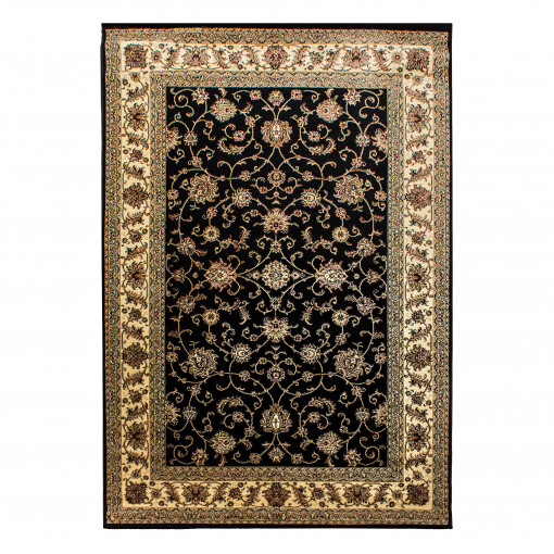 Covor tip Traversa Marrakesh Negru V1 80x150 cm