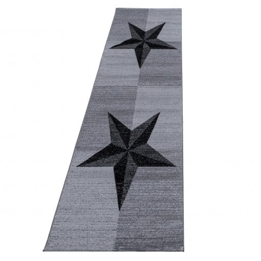 Covor tip Traversa Plus Gri V2 80x300 cm