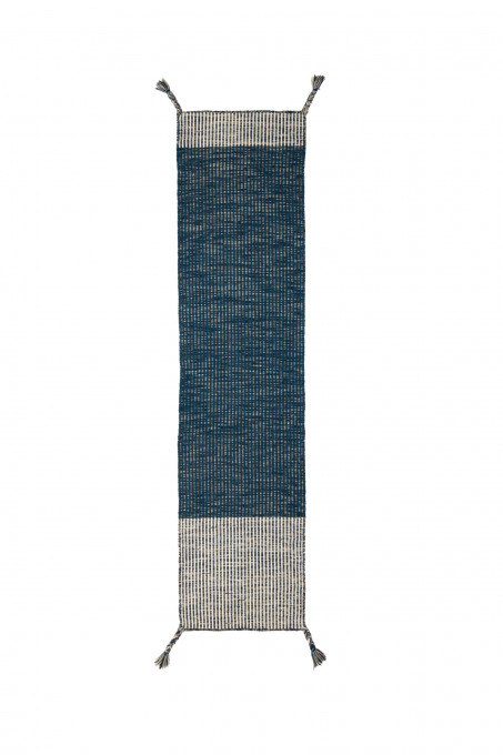 Covor traversă Indira Runner Albastru 60x200 cm